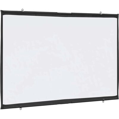 vidaXL 60 Zoll Projektionsleinwand - Wandhängend, 16:9, Weiß vidaXL 60 Zoll Projektionsleinwand - Wandhängend, 16:9, Weiß
