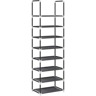 vidaXL Schoenenrek 8-laags zwart - Opbergoplossing vidaXL Schoenenrek 8-laags zwart - Opbergoplossing