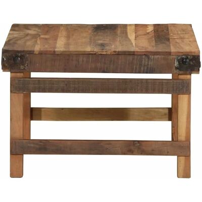 vidaXL Salontafel van gerecycled hout 55x60x40 cm - Salontafel vidaXL Salontafel van gerecycled hout 55x60x40 cm - Salontafel