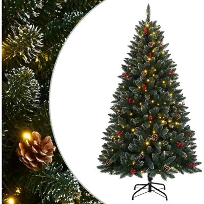 vidaXL Künstlicher Weihnachtsbaum mit Lichterkette - 150 cm vidaXL Künstlicher Weihnachtsbaum mit Lichterkette - 150 cm