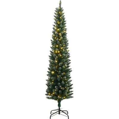 vidaXL Schlanker Weihnachtsbaum mit 300 LEDs – 240 cm vidaXL Schlanker Weihnachtsbaum mit 300 LEDs – 240 cm