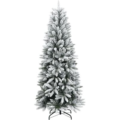 vidaXL Künstlicher Weihnachtsbaum mit LED und Schnee - 150 cm vidaXL Künstlicher Weihnachtsbaum mit LED und Schnee - 150 cm
