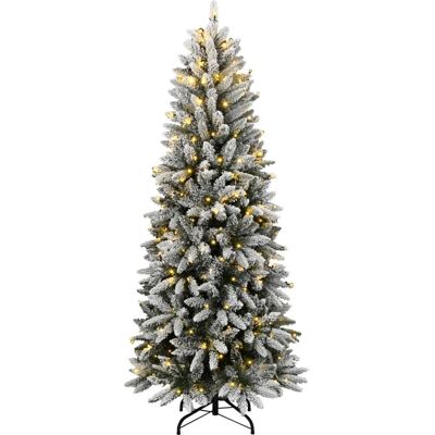 vidaXL Künstlicher Weihnachtsbaum - 180 cm, 300 LEDs, Schnee vidaXL Künstlicher Weihnachtsbaum - 180 cm, 300 LEDs, Schnee