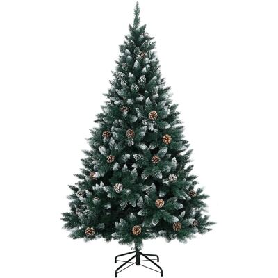 vidaXL Sapin de Noël artificiel - 180 cm, 300 LEDs, PVC réaliste - Publicité vidaXL Sapin de Noël artificiel - 180 cm, 300 LEDs, PVC réaliste - Publicité