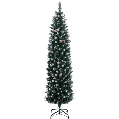 vidaXL Schlanker Weihnachtsbaum 300 LEDs 240 cm vidaXL Schlanker Weihnachtsbaum 300 LEDs 240 cm