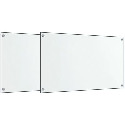 vidaXL Küchenrückwand Hartglas - 2 Stück, 70x50 cm vidaXL Küchenrückwand Hartglas - 2 Stück, 70x50 cm