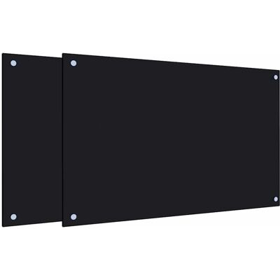 vidaXL Küchenrückwand Hartglas - 2 Stück vidaXL Küchenrückwand Hartglas - 2 Stück