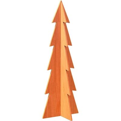 vidaXL Holz-Weihnachtsbaum - 112 cm Massiv Kiefer Dekoration vidaXL Holz-Weihnachtsbaum - 112 cm Massiv Kiefer Dekoration