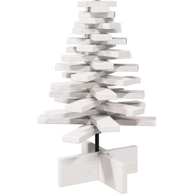 vidaXL Weißer Holz-Weihnachtsbaum - 60 cm - Weihnachtsbaum vidaXL Weißer Holz-Weihnachtsbaum - 60 cm - Weihnachtsbaum