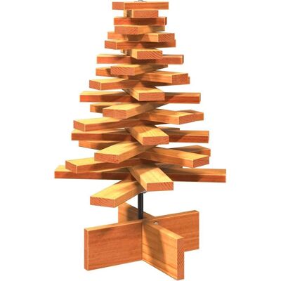 Sapin de Noël en bois vidaXL - 60cm Décor pin rustique - Publicité Sapin de Noël en bois vidaXL - 60cm Décor pin rustique - Publicité