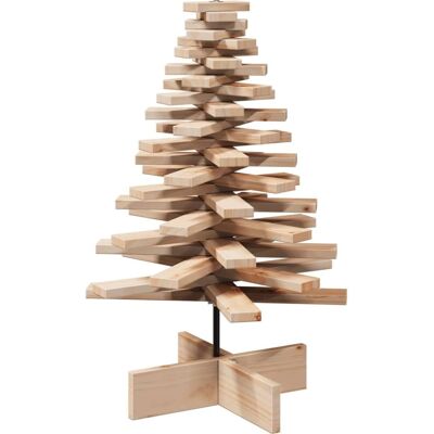 vidaXL Natuurlijk houten kerstboom - 80 cm Decoratie vidaXL Natuurlijk houten kerstboom - 80 cm Decoratie