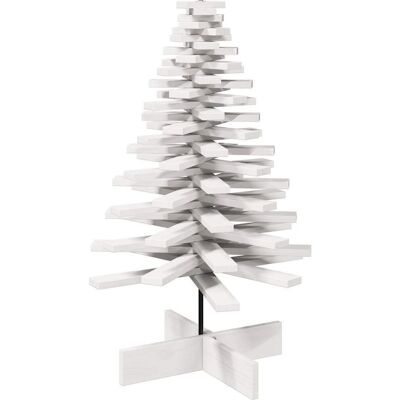 vidaXL Weiße Holz-Weihnachtsbaum - 100 cm Dekoration vidaXL Weiße Holz-Weihnachtsbaum - 100 cm Dekoration