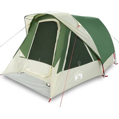 vidaXL Kampeertent 4 Personen Groen Waterdicht - Kampeertent vidaXL Kampeertent 4 Personen Groen Waterdicht - Kampeertent