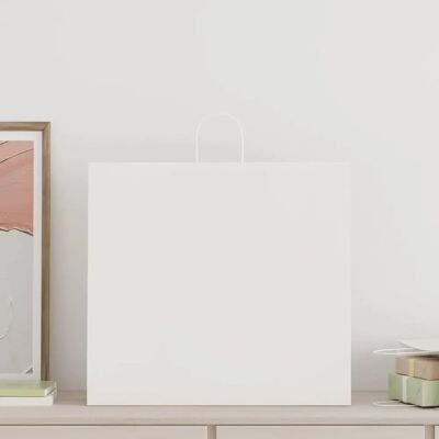 vidaXL Valkoiset kraftpussit - 250 kpl, 54x15x49 cm vidaXL Valkoiset kraftpussit - 250 kpl, 54x15x49 cm