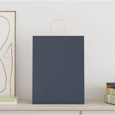 vidaXL Paper Bags 250 pcs Blue 32x12x42cm - Paper Bags vidaXL Paper Bags 250 pcs Blue 32x12x42cm - Paper Bags