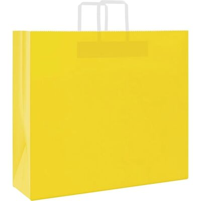 vidaXL Papiertragetaschen 50 Stück mit Griffen - Papiertragetaschen vidaXL Papiertragetaschen 50 Stück mit Griffen - Papiertragetaschen
