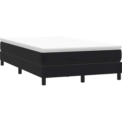 Lits en Cuir Noir 120x210cm vidaxl - Lit Lits en Cuir Noir 120x210cm vidaxl - Lit