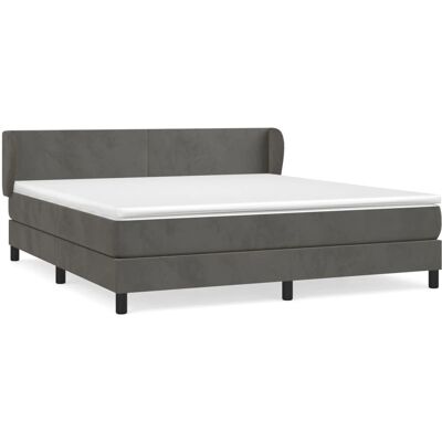vidaXL Bett - Samtig Support mit Verstellbarem Kopfteil - Bett vidaXL Bett - Samtig Support mit Verstellbarem Kopfteil - Bett