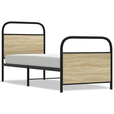 vidaXL 3318654 Metallinen sänkyrakenne - Sonoma Tammi vidaXL 3318654 Metallinen sänkyrakenne - Sonoma Tammi