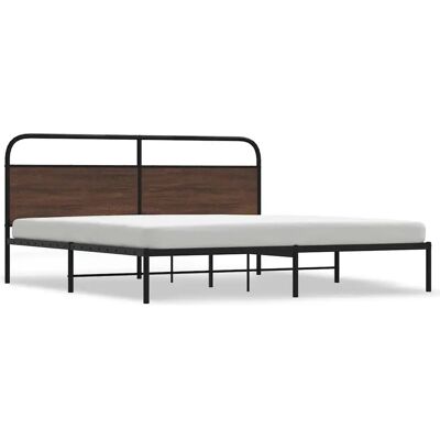 VidaXL Bettgestell - Braun Eiche - 180x200 cm - Bettgestell VidaXL Bettgestell - Braun Eiche - 180x200 cm - Bettgestell