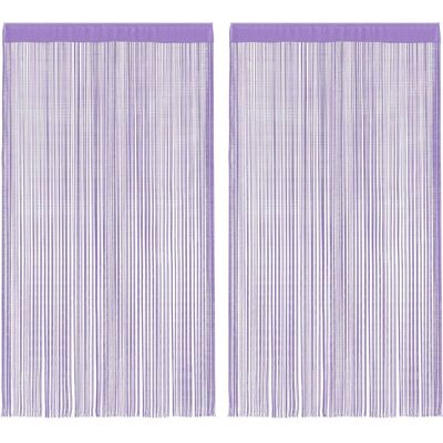 vidaXL Lila Fadenvorhänge 2 Stk. 100x250 cm - Vorhänge vidaXL Lila Fadenvorhänge 2 Stk. 100x250 cm - Vorhänge