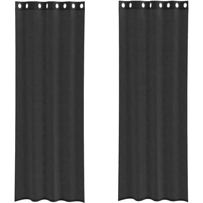 vidaXL Model med øjer Voile Gardiner - Voile Gardiner vidaXL Model med øjer Voile Gardiner - Voile Gardiner