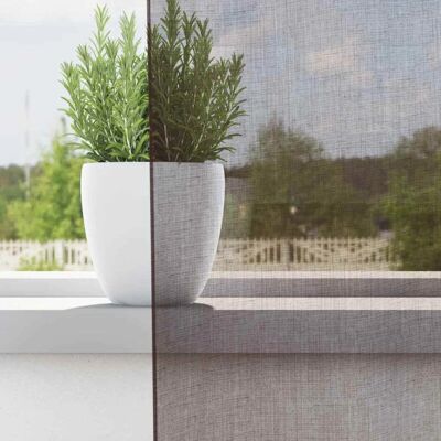 vidaXL Braune Voile Vorhänge mit Ösen 140x175cm - Voile Curtains vidaXL Braune Voile Vorhänge mit Ösen 140x175cm - Voile Curtains