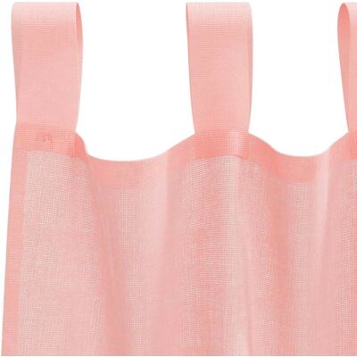 vidaXL Rosa Voile Curtains mit Schlaufen - Voile Curtains vidaXL Rosa Voile Curtains mit Schlaufen - Voile Curtains