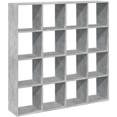 vidaXL Raumteiler-Bücherregal Beton Grau 137,5x29x137,5 cm vidaXL Raumteiler-Bücherregal Beton Grau 137,5x29x137,5 cm