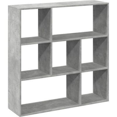 Estantería vidaXL Gris Cemento 102x29x143 cm - Mueble para sala Estantería vidaXL Gris Cemento 102x29x143 cm - Mueble para sala