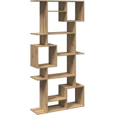 vidaXL Artisian Eichenbuch, 92x29x188 cm Bücherregal - Stauraum, Raumteiler vidaXL Artisian Eichenbuch, 92x29x188 cm Bücherregal - Stauraum, Raumteiler