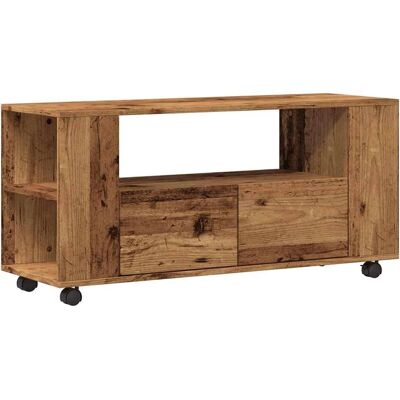 vidaXL TV meubel 102x34,5x43cm oud hout - TV soort vidaXL TV meubel 102x34,5x43cm oud hout - TV soort