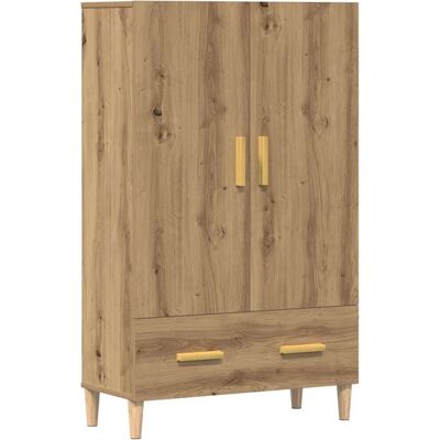 vidaXL Hoge kast Artisan Eik 70x31x115 cm - Dressoir/Sideboard vidaXL Hoge kast Artisan Eik 70x31x115 cm - Dressoir/Sideboard