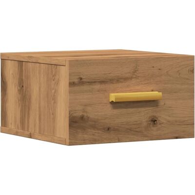 vidaXL Wand-Nachttisch Eiche - Platzsparende Schlafzimmermöbel vidaXL Wand-Nachttisch Eiche - Platzsparende Schlafzimmermöbel