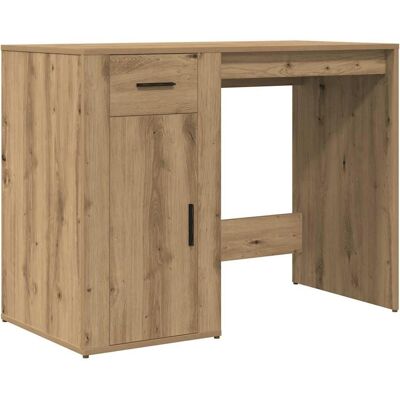 vidaXL Schreibtisch Eichenholz - 100x49x75 cm - Bürotisch vidaXL Schreibtisch Eichenholz - 100x49x75 cm - Bürotisch
