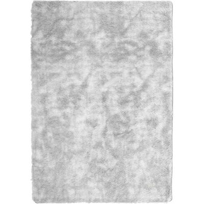 vidaXL Alfombra rectangular gris plateado 160x230 cm poliéster vidaXL Alfombra rectangular gris plateado 160x230 cm poliéster