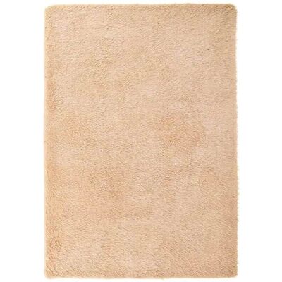Alfombra beige NAVARRA de 240x340cm de poliéster duradero Alfombra beige NAVARRA de 240x340cm de poliéster duradero