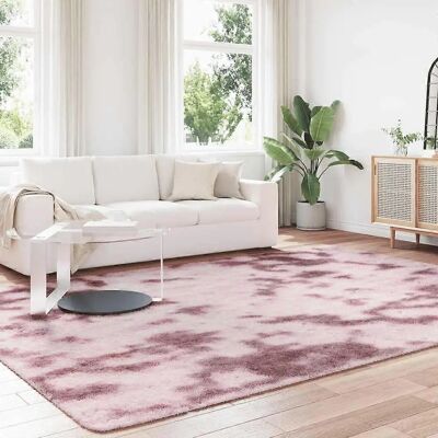 vidaXL Navarra Dusty Pink Polyester Tæppe - Tæppe vidaXL Navarra Dusty Pink Polyester Tæppe - Tæppe
