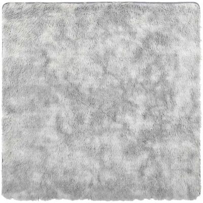 vidaXL Navarra Silbergrau Polyester Rug - Square, 120x120 cm - Rug vidaXL Navarra Silbergrau Polyester Rug - Square, 120x120 cm - Rug