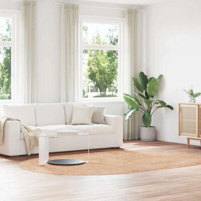 vidaXL Beige Shaggy Tæppe vidaXL Beige Shaggy Tæppe