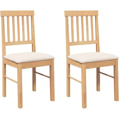 VidaXL 4102427 Ergonomische rubberhout eetkamerstoelen - Restaurantmeubelen VidaXL 4102427 Ergonomische rubberhout eetkamerstoelen - Restaurantmeubelen