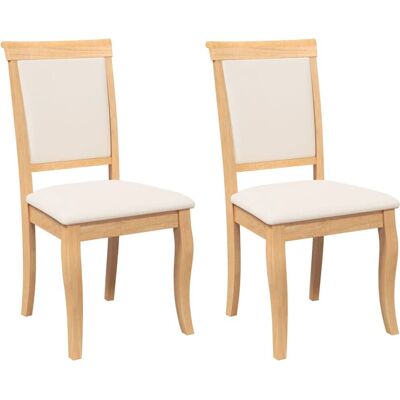 vidaXL 4102488 Umweltfreundlicher Gummiholz Esstischstuhl - Esszimmerstuhl vidaXL 4102488 Umweltfreundlicher Gummiholz Esstischstuhl - Esszimmerstuhl