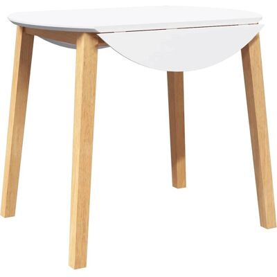 VidaXL 4102531 Natuurlijke rubberhout keuken/eettafel VidaXL 4102531 Natuurlijke rubberhout keuken/eettafel