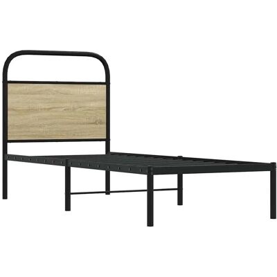 vidaXL Pääty Sonoma Tammi 75 cm Teräs ja Insinööri-puu - Pääty vidaXL Pääty Sonoma Tammi 75 cm Teräs ja Insinööri-puu - Pääty