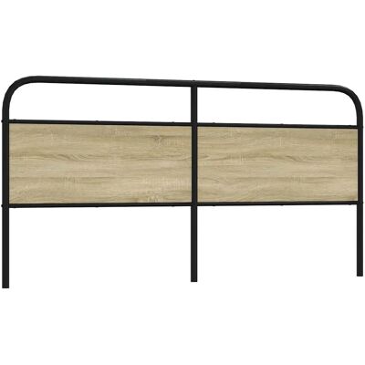 vidaXL 4100294 Kopfteil Sonoma Eiche Stahl - Kopfteil für 180 cm Bett vidaXL 4100294 Kopfteil Sonoma Eiche Stahl - Kopfteil für 180 cm Bett