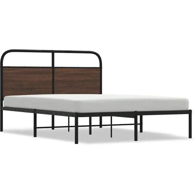 VidaXL Sänkykehys Tumman Tammi 135x190cm - Sänkykehys VidaXL Sänkykehys Tumman Tammi 135x190cm - Sänkykehys