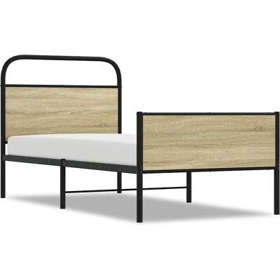 vidaXL 4100444 Sonoma Eiche Bettgestell - Bettgestell vidaXL 4100444 Sonoma Eiche Bettgestell - Bettgestell