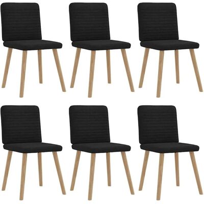 vidaXL 3315516 Zwarte draaistoelen - Eetkamerstoel vidaXL 3315516 Zwarte draaistoelen - Eetkamerstoel