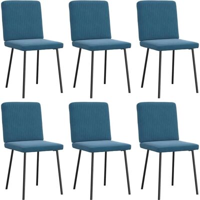 vidaXL Samt Esstühle 6 Stück vidaXL Samt Esstühle 6 Stück
