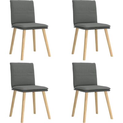VidaXL 3315626 Silla de comedor gris oscuro - Silla de comedor VidaXL 3315626 Silla de comedor gris oscuro - Silla de comedor